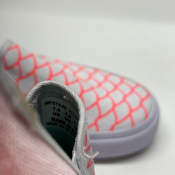 Keds Alaina Marie Sneaker Slip On Shoes Double Decker Mesh Waves Coral Beach 7 - Picture 9 of 9